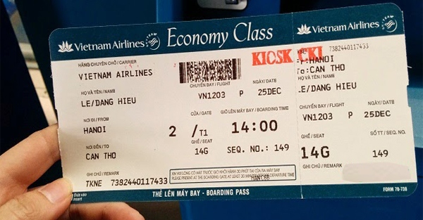 Các hạng vé máy bay của hãng hàng không Vietnam Airlines